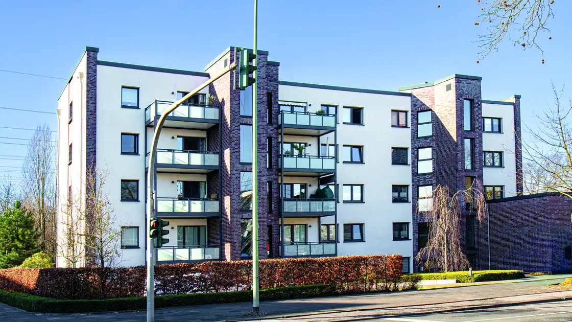 Ein Gebäudekomplex an der Kaiserswerther Str.