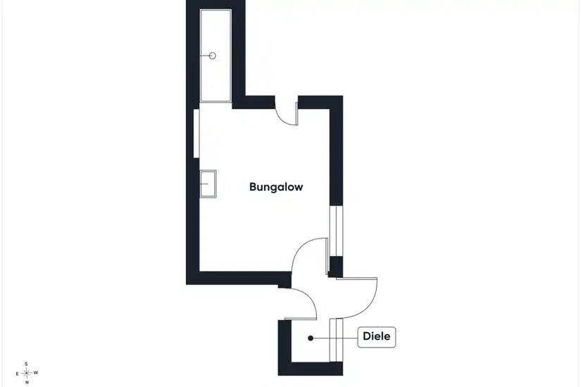 Bungalow Untergeschoss