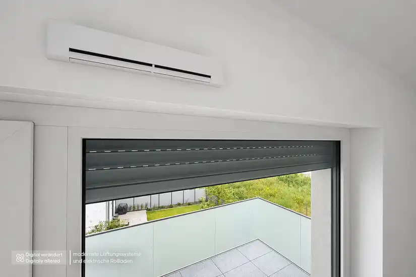 modernste Lüftungssysteme und elektrische Rollladen