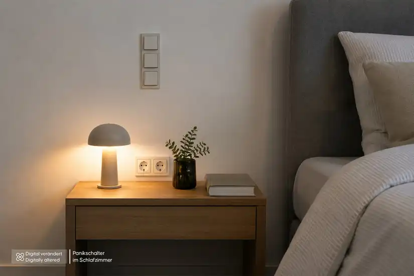 Panikschalter im Schlafzimmer