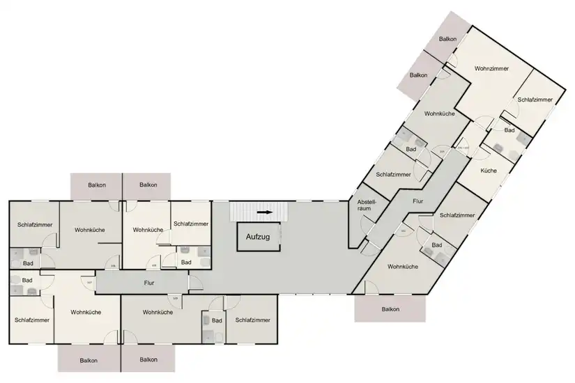 Südliches Gebäude 3. OG