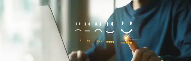 Symbolhafte Darstellung eines Bewertungstools